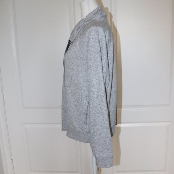 RAILS Melange Gray Faith Drawstring Cowl Neck Sweatshirt Size Medium - Picture 4 of 5